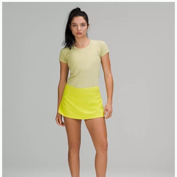 Lululemon Pace Rival Skirt Regular * Yellow - Picture 2 of 10